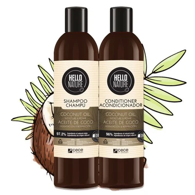 Haarpflege Set Haar Haarkur Shampoo Conditioner Kokosöl Naturkosmetik Bio Vegan - Bild 1 von 4