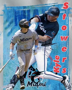 Miami Marlins Lithograph print of Kyle Stowers 2025 - Picture 1 of 1