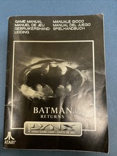 Batman Returns Instruction Booklet Manual Only Atari Lynx