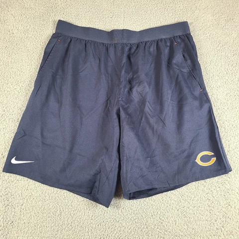 Chicago Bears Shorts Nike Mens XL NFL On Field Apparel Dri-Fit Athletic Workout Cover
