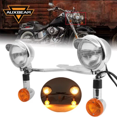 Passing Signals Bar Light For Honda Shadow Aero Ace Phantom VLX VT 750 1100 Foto 1 de 4