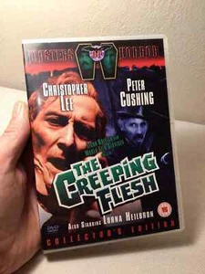 THE CREEPING FLESH RARE DVD PETER CUSHING CHRISTOPHER LEE HAMMER HORROR FILM - Picture 1 of 11