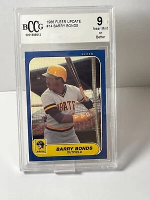 Actualización Fleer 1986 - #U-14 Barry Bonds (RC) - BCCG 9 Foto 1 de 2
