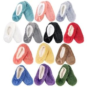 Women's Super Soft Warm Fuzzy Cozy Non-slip Colorful Soft Touch Slippers, 1 Pair - Picture 1 of 20