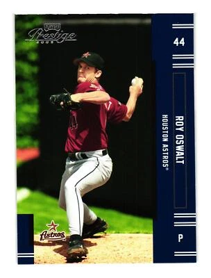 2005 Playoff Prestige #144 Roy Oswalt - Image 1 of 2