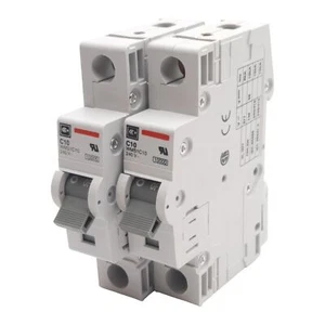 2 Stück Cutler-Hammer WMS1C10 Leitungsschutzschalter, 1-polig, 10A 240/415VAC, Hutschiene - Bild 1 von 7