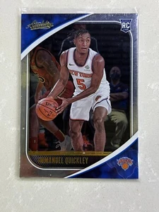 2020-21 Panini Absolute Memorabilia Immanuel Quickley novato #68 Nueva York Knicks radiocontrol - Imagen 1 de 2