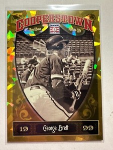 K60,262 - 2013 Panini Cooperstown Gold Crystal #99 George Brett #/299