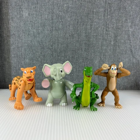Rainforest Cafe Maya Nile Tuki Iggy 3" Animal Figure Toy Souvenir RFC Cover