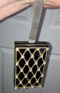 Vintage Evans Ladies Minaudiere Compact Coin Money Compact Case Purse Clutch - Picture 1 of 9