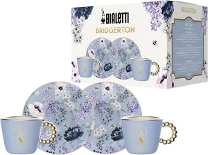 Bialetti Set 2 tazzine e 2 piattini Bridgerton Porcellana 80ml - Imagen 1 de 4
