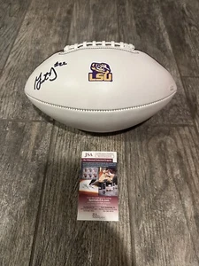 GRANT DELPIT SIGNED FOOTBALL LSU TIGERS RARE JSA COA AUTOGRAPH CLEVELAND BROWNS - Picture 1 of 3