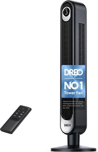 Dreo Tower Fan for Bedroom, 90° Oscillating Standing Fan, 42 Inch DR-HTF001 - Picture 1 of 7