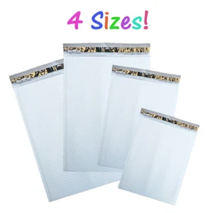 Sobres acolchados para correo 14x19, 12x18, 9x13, 8x12, burbujas de polietileno blancas #7, #6,4,2 - Imagen 1 de 43