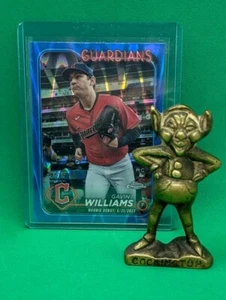 2024 Topps Cromo #USC77 Gavin Williams RC Debut Novato Azul RayWave 113/150 - Imagen 1 de 3