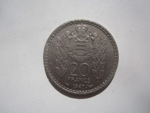 1947 MONACO 20 FRANCS - Bild 1 von 2