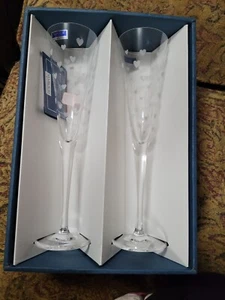 2 MARQUIS WATERFORD MINI CORAZÓN COLECCIÓN ROMANCE FLAUTA CHAMPÁN ENVÍO GRATUITO - Imagen 1 de 2