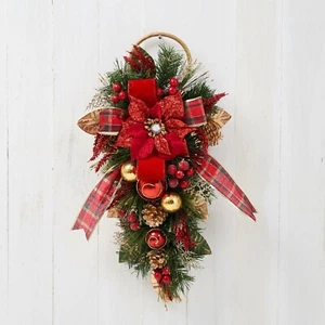 Botín de Navidad - Botín de lágrima de pascua roja - Imagen 1 de 3