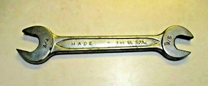 Indestro gesenkgeschmiedet Auswahl Markenlos USA P729 Maulschlüssel SAE Schraubenschlüssel 5/8" 3/4" Vintage - Bild 1 von 8