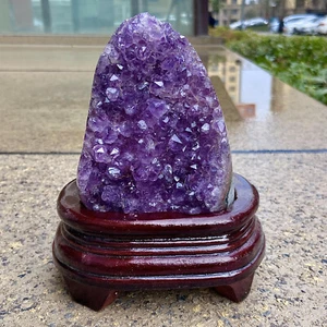 2.27LB Natural Amethyst Crystal Cave Cluster Flower - Soul Healing Crystal - Picture 1 of 13