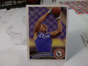 2011 Topps Football #15 - Brandon Harris RC - Houston Texans  11-117 - Picture 1 of 2