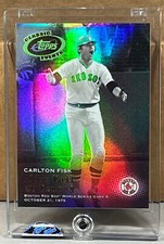 2005 ETOPPS IN HAND CARLTON FISK ALL'S FAIR AT FENWAY RED SOX 1975 Print Run 861