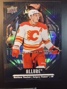 2022-23 Upper Deck Allure Hockey Black Rainbow #100 Matthew Tkachuk - Calgary