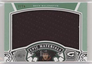 2016 Leaf Genesis Epic Materials Green /15 Beck Malenstyn #EM-07