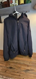 Jeep Spirit Outdoors Light Jacket Men's L Extra Large Full Zip Hooded Rain Coat - Picture 1 of 9