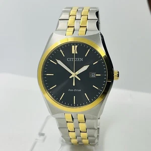 Citizen Corso Men's Eco-Drive Two Tone Steel 10ATM 40mm Watch BM7334-58E - Picture 1 of 9