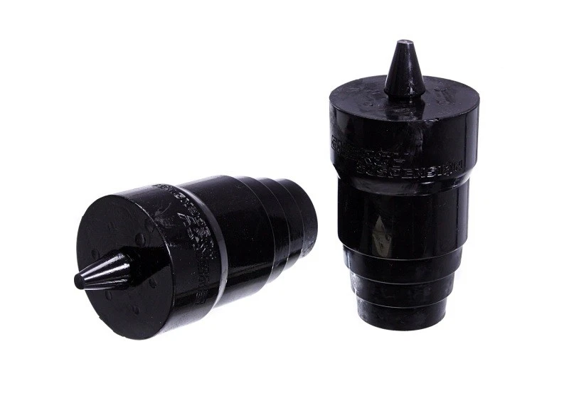 Juego de parachoques de neumático de repuesto Energy Suspension para puerta trasera - negro - es2.9105G Foto 1 de 2