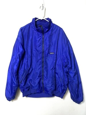 Chaqueta azul vintage Patagonia para hombre cremallera completa hecha en EE. UU. talla XXL Foto 1 de 4