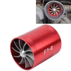 F1-Z Cargador universal de acero inoxidable con doble turbina, doble entrada Rojo - Imagen 1 de 7