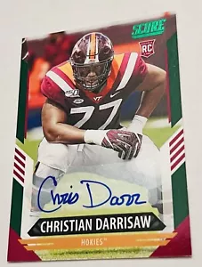 2021 Score - Rookies Green #369 Christian Darrisaw - Picture 1 of 2