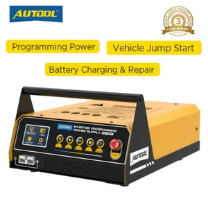AUTOOL ECU Programming Power Supply Stabilizer Battery Jump Starter Charger 400A - Picture 1 of 19
