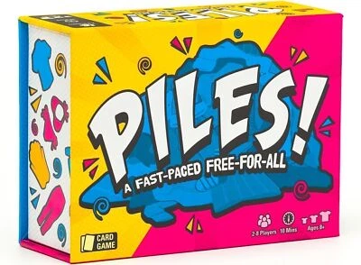 LOST BOY ENTERTAINMENT Piles Card Games Fast-paced Family Games for Kids 8 and Up Games for Adults