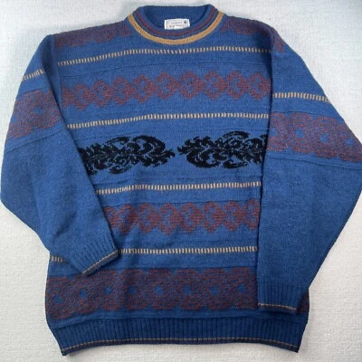 Vintage Gianni Mannucci Alpaca Blend Sweater Mens Large Made In Italy  - Image 1 of 4