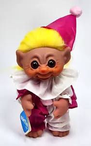 Norfin Troll Doll Clown Style #6059 1977 9" w/Tag Thomas Dam - Picture 1 of 6