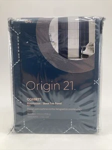Origin 21 CORBETT Rod Pocket Back Tab Window Panel 50"x84” Navy #3728167 - Picture 1 of 4