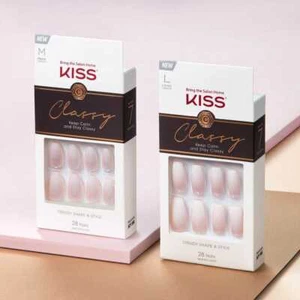 Kiss Classy Trendy Shape & Style Nails, You Choose - Picture 1 of 17