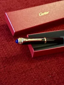 Cartier Yellow Gold Finish Rollerball Pen, Collectable Promotional Gift, AD Gift - Foto 1 di 9