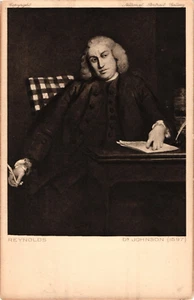 Pintura de Joshua Reynolds de Friend Dr. Samuel Johnson Postal - Imagen 1 de 2