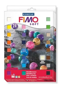 FIMO® soft 8023 Set con 24 mezzi panetti FIMO da 25 g - Picture 1 of 1