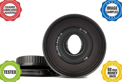 HELIOS 44 2/58mm Cine mod lens Canon EF mount *ANAMORPHIC BOKEH* - Image 1 of 4