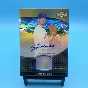 2011 Topps Jon Niese Autograph Triple Threads /25 - Bild 1 von 8