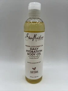 SheaMoisture Daily Hydration Body Oil Virgin Coconut Oil 8oz 1 Pack - Picture 1 of 5