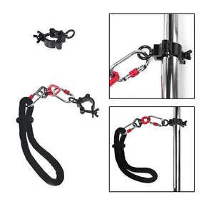Aerial Yoga Ring Hand Loop Strap Noose Nonslip Multipurpose Dance Pole Clamp for - Picture 1 of 15