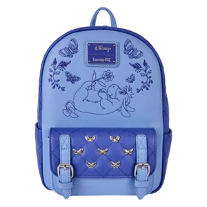 Winnie The Pooh Floral Eeyore Quilted Texture Mini Backpack - Picture 1 of 5