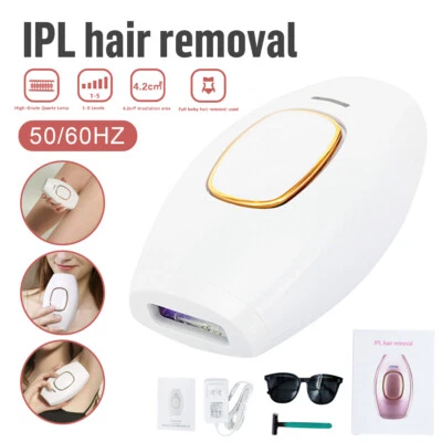 5 Gears Laser Hair Removal Machine IPL Permanent Painless Epilator Body Facial - Image 1 of 4
