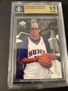 2003-04 UPPER DECK BLACK DIAMOND ZARKO CABARKAPA RC #155 SUNS Low POP 1 BGS 9.5 - Picture 1 of 2